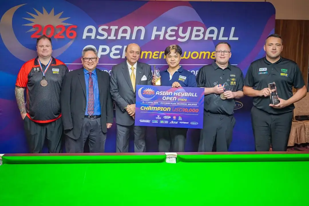 "Liber Win Cloth · JOY Cup" 2026 Asian Chinese Eight-Ball Open Concludes in Malaysia